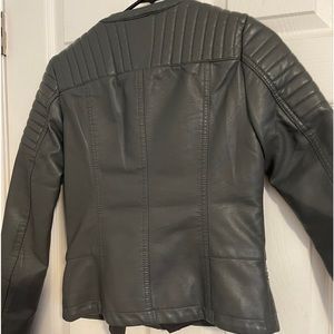 Faux leather jacket
